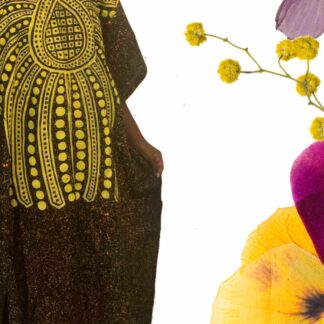 Robe longue imprimée africaine